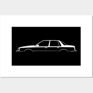 Oldsmobile Cutlass Ciera Silhouette Posters and Art